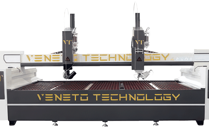 2 Heads 5 Axis Waterjet